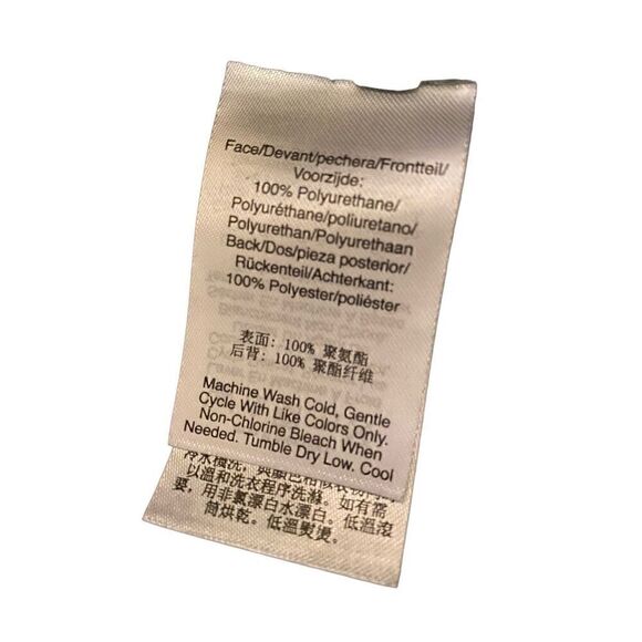 Nwt DKNY Pleather High Waisted Pants Gothic Motorcycle Punk Grunge - Picture 8 of 14